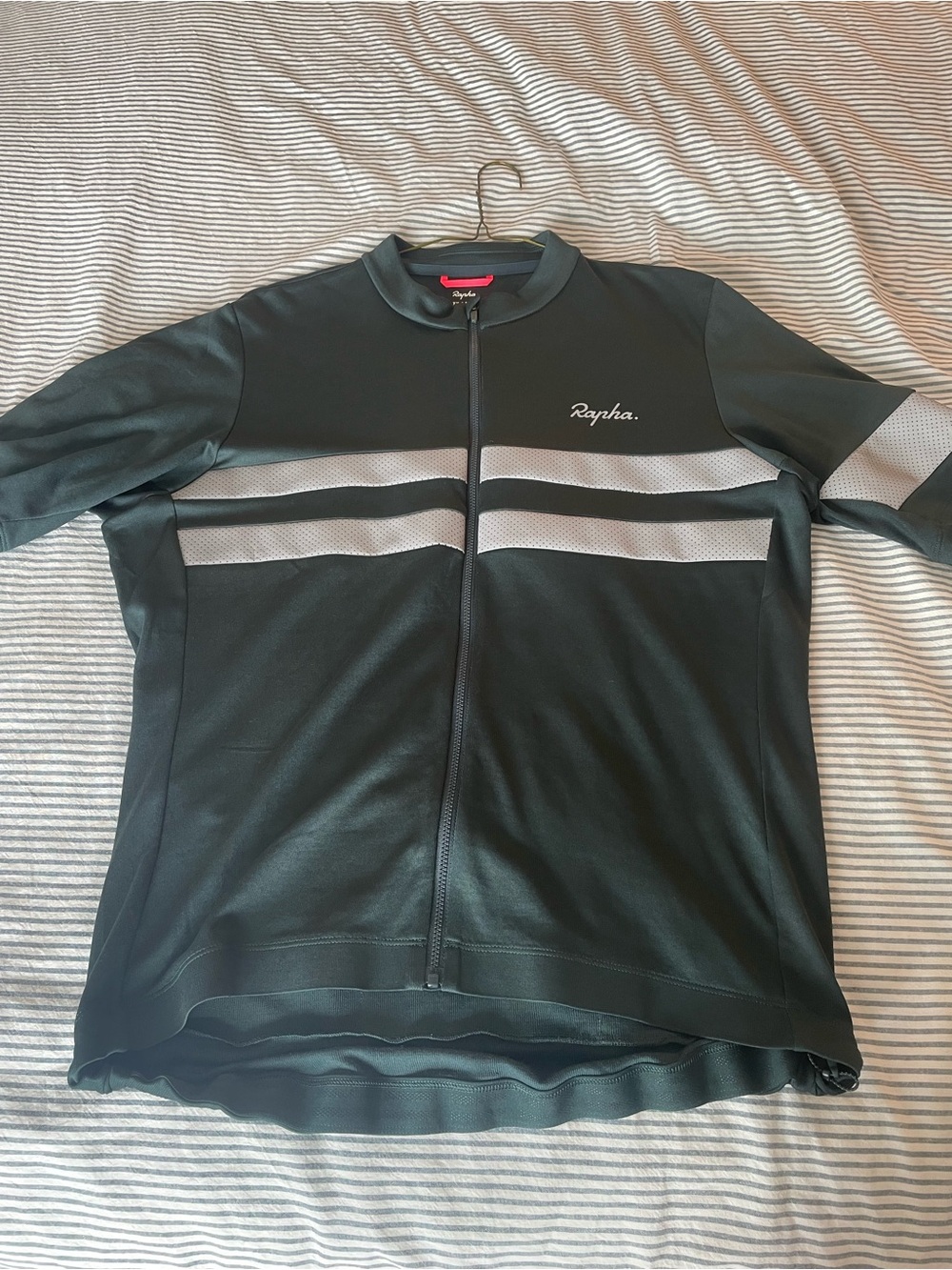 Rapha Dark Green Men’s Brevet Merino Cycling Jersey